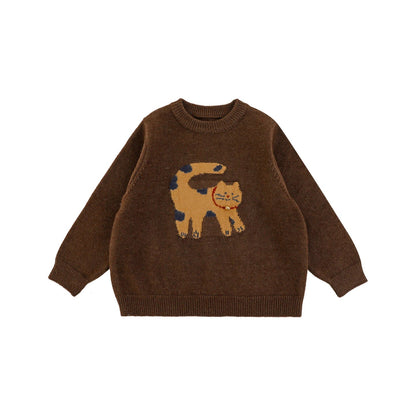 Maglione Invernale da Unisex in Maglia Jacquard con Motivo Animali – Grigio, Cachi, Grigio Scuro, Marrone, Nero o Grigio Chiaro - 2x - 26% - Klotheds