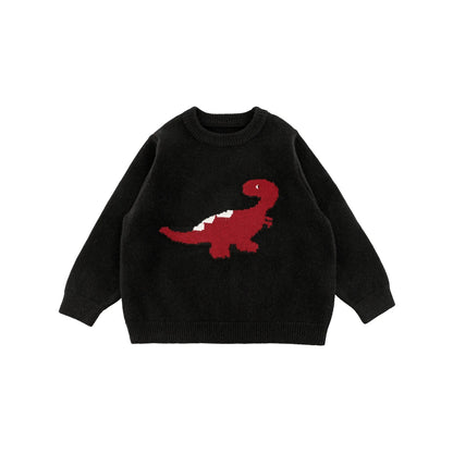 Maglione Invernale da Unisex in Maglia Jacquard con Motivo Animali – Grigio, Cachi, Grigio Scuro, Marrone, Nero o Grigio Chiaro - 2x - 26% - Klotheds