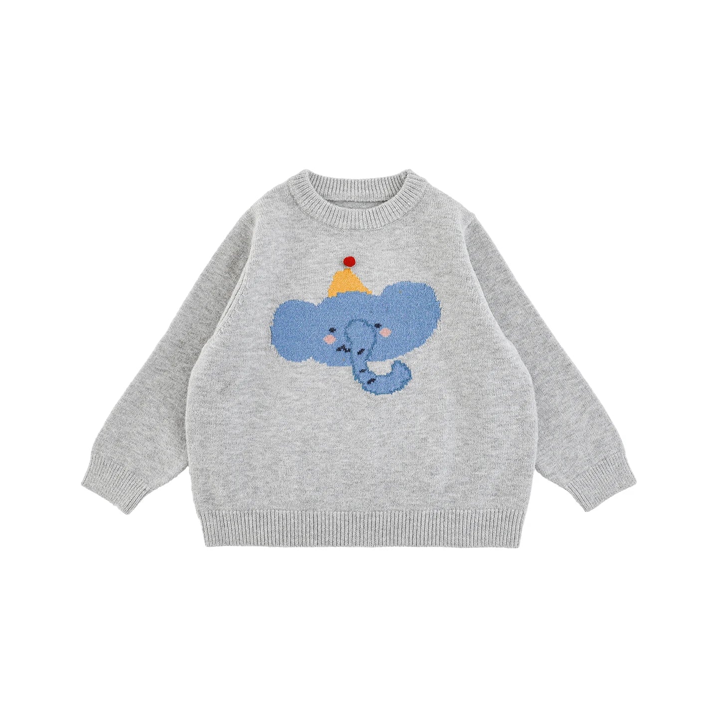 Maglione Invernale da Unisex in Maglia Jacquard con Motivo Animali – Grigio, Cachi, Grigio Scuro, Marrone, Nero o Grigio Chiaro - 2x - 26% - Klotheds