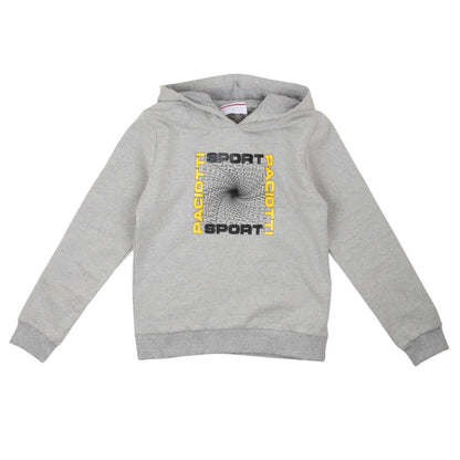 Paciotti - Felpa con Cappuccio Grigio Melange - Klotheds