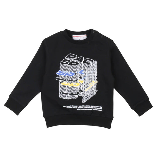 Paciotti - Felpa Girocollo Nera - Klotheds