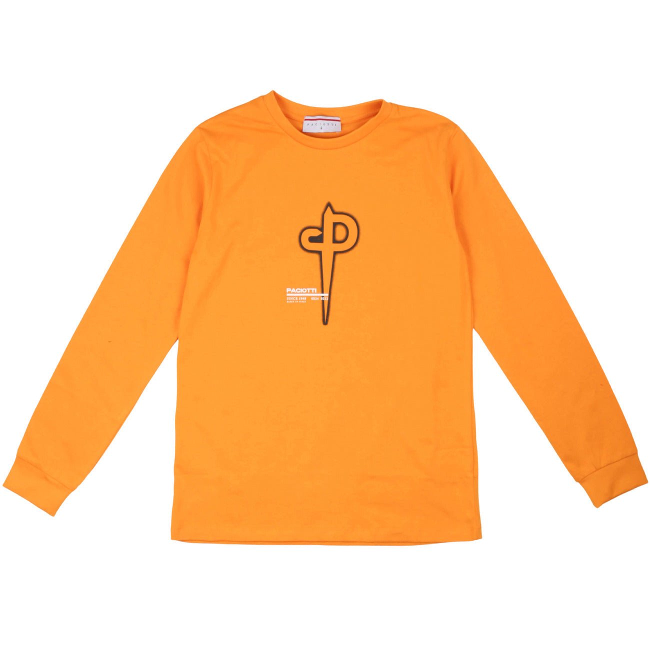 Paciotti - T-Shirt Manica Lunga Arancione - Klotheds