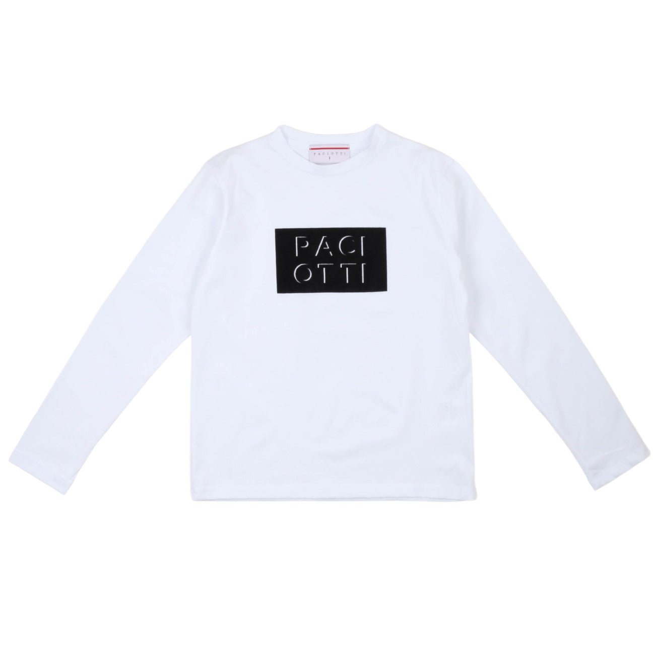 Paciotti - T-Shirt Manica Lunga Bianca - Klotheds
