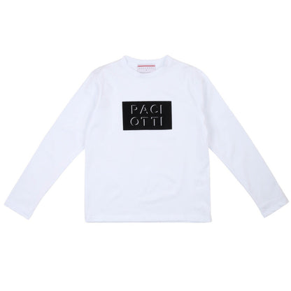 Paciotti - T-Shirt Manica Lunga Bianca - Klotheds