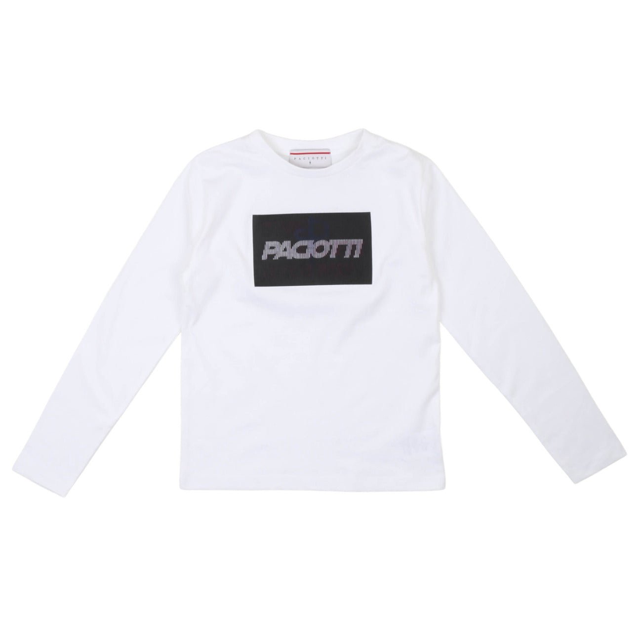 Paciotti - T-Shirt Manica Lunga Bianca - Klotheds