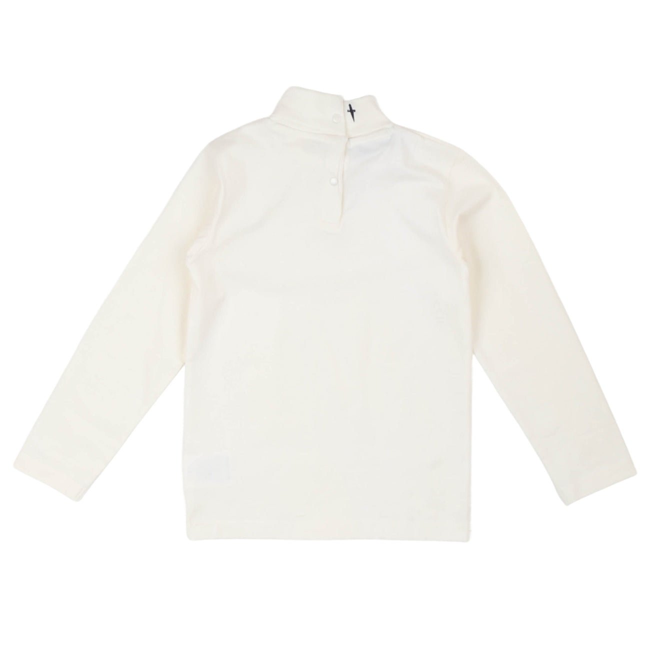 Paciotti - T-Shirt Manica Lunga Collo Alto Panna - Klotheds