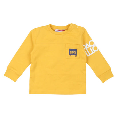 Paciotti - T-Shirt Manica Lunga Gialla - Klotheds