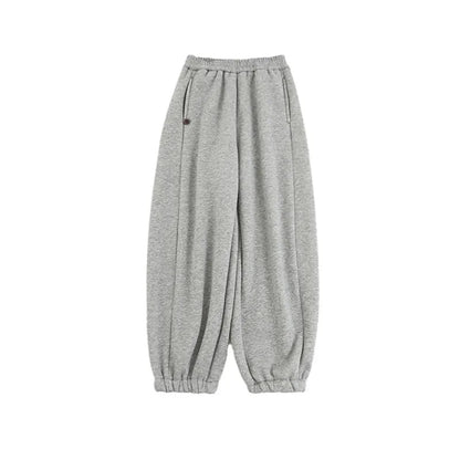 Pantaloni Invernali da Ragazzo in Cotone Pesante – Grigio o Nero - Klotheds