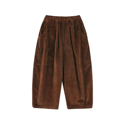 Pantaloni Invernali Unisex in Velluto a Coste di Cotone – Rosa, Beige, Nero, Cachi o Marrone - 2x - 26% - Klotheds