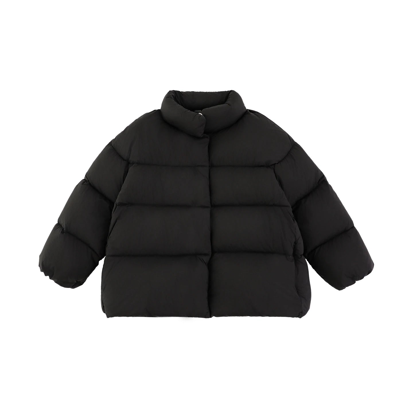 Piumino Invernale da Bambina con Colletto Morbido e Caldo – Rosa, Cachi o Nero - Klotheds