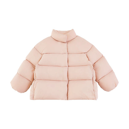 Piumino Invernale da Bambina con Colletto Morbido e Caldo – Rosa, Cachi o Nero - Klotheds