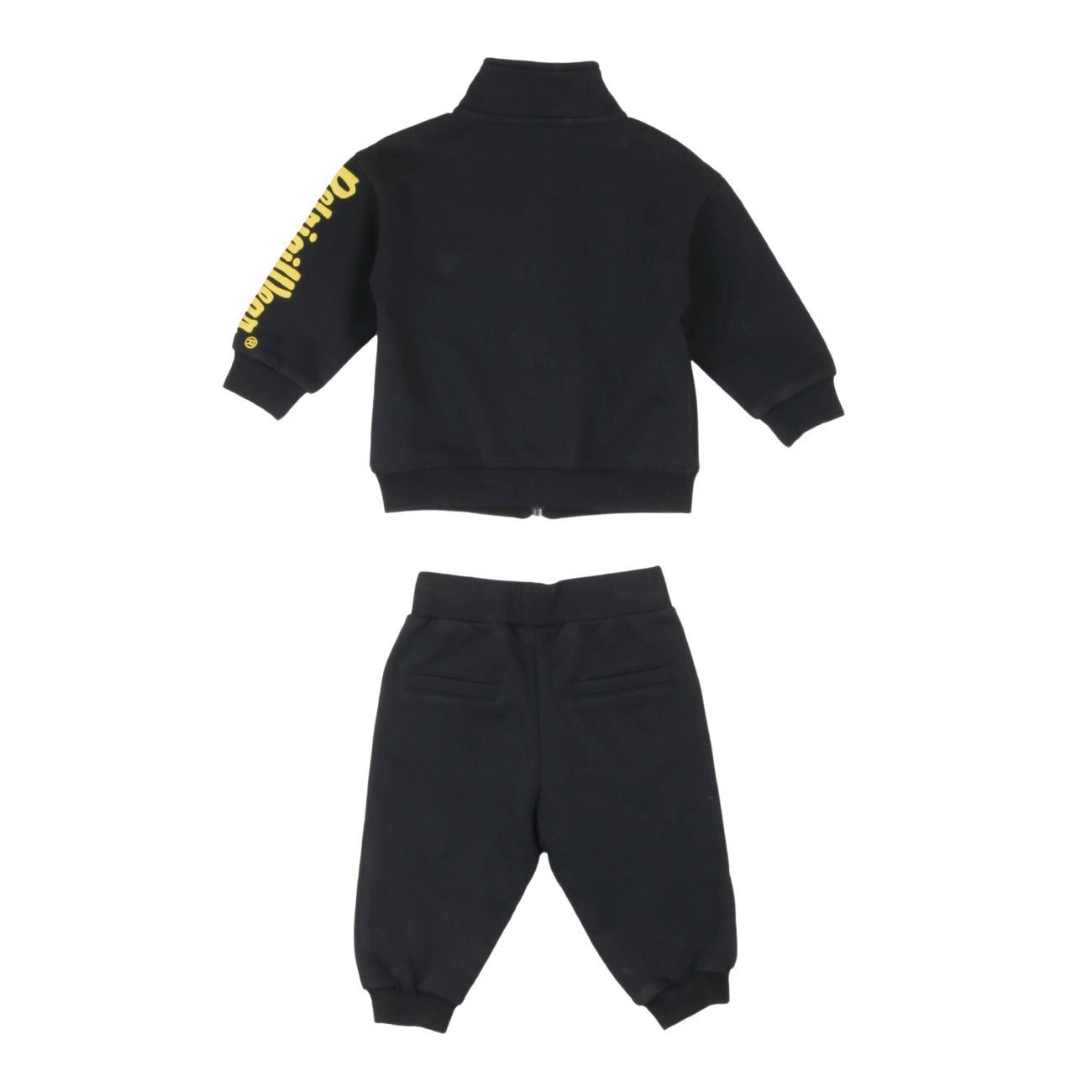 Refrigiwear - Completo in Felpa Nero Lime - Klotheds