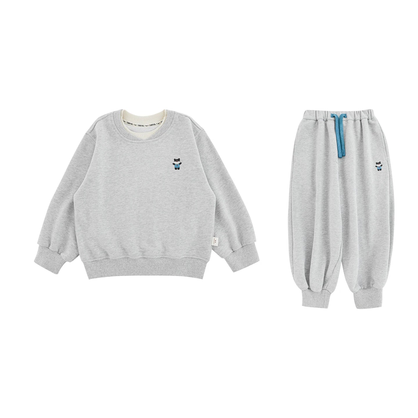 Set tuta jogger con felpa e pantaloni per bambino – grigio, nero o marrone - Klotheds