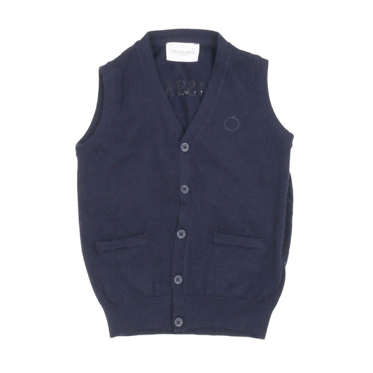 Trussardi - Gilet Maglione Aned Blu Navy - Klotheds
