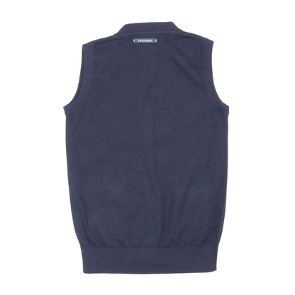 Trussardi - Gilet Maglione Danem Blu Navy - Klotheds