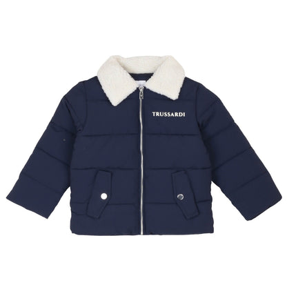 Trussardi - Giubbotto Imbottito Garti Blu Navy - Klotheds