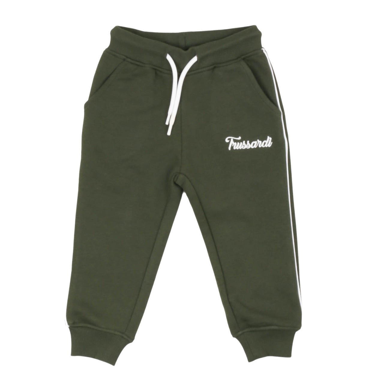 Trussardi - Pantaloni in Pile Gore Verde - Klotheds