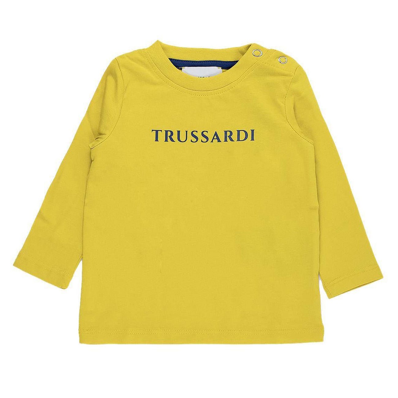 Trussardi - T-shirt Akion Giallo e Blu Navy - Klotheds