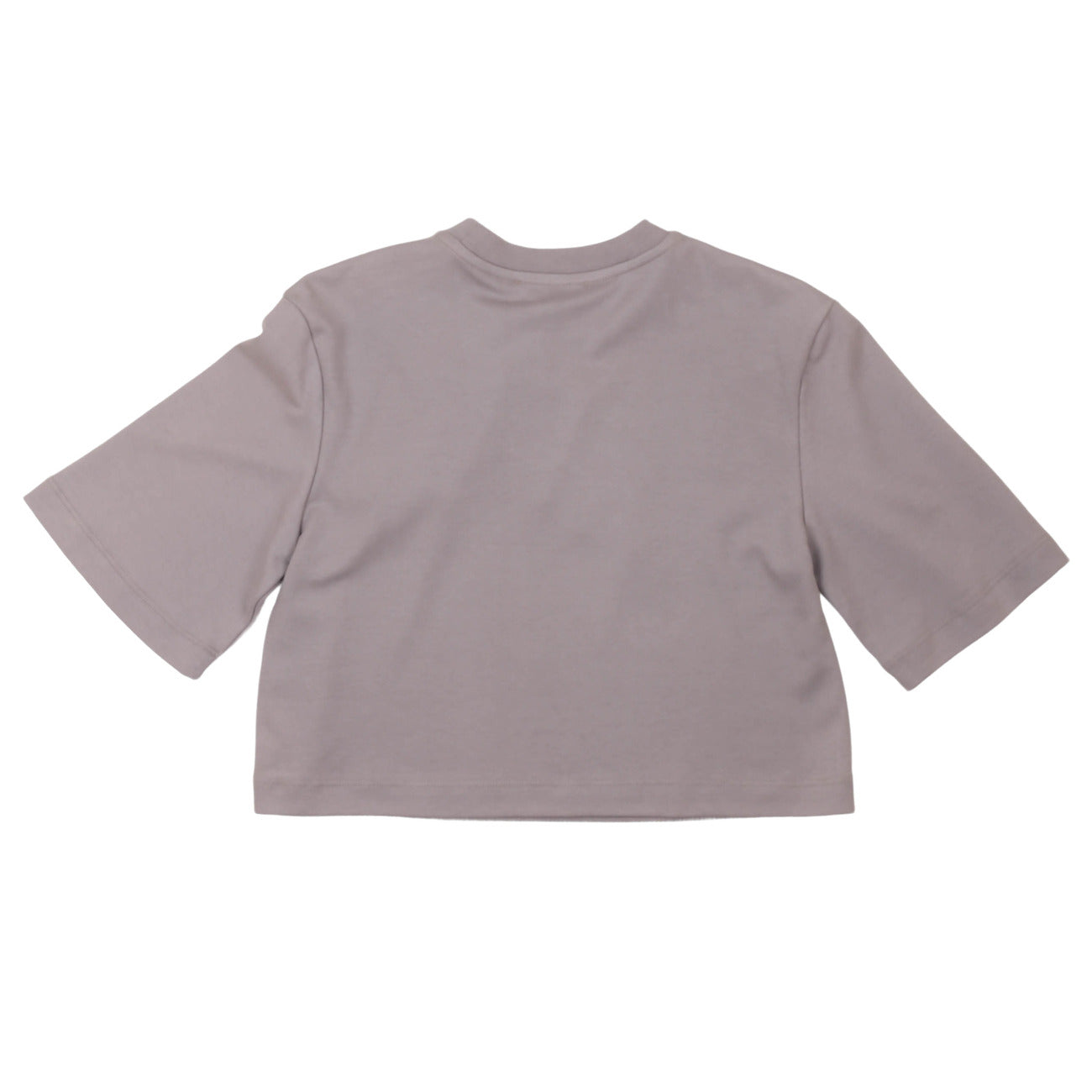 msgm - LIGHT INTERLOCK CROPPED T-SHIRT GIRL STO