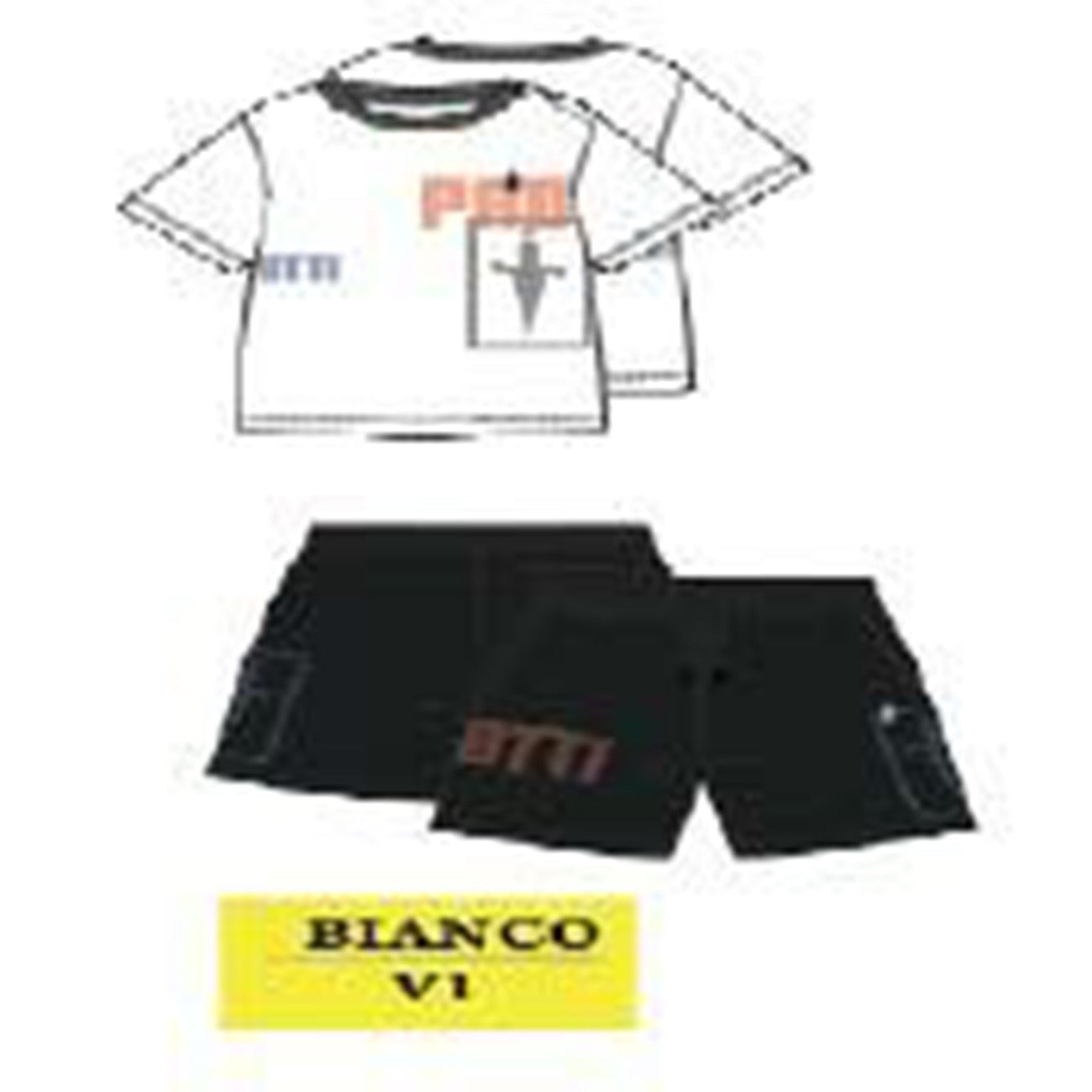 paciotti - COMPLETO T-SHIRT E BERMUDA