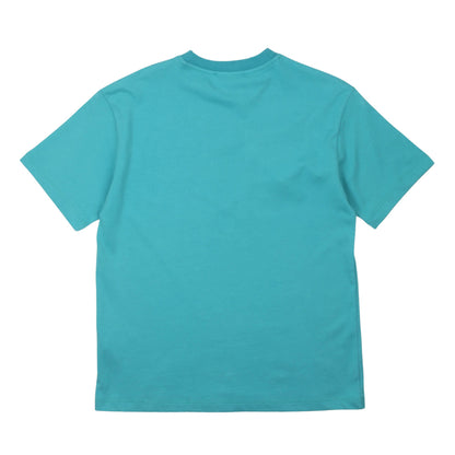 msgm - JERSEY T-SHIRT BOY BLUE BALTIC
