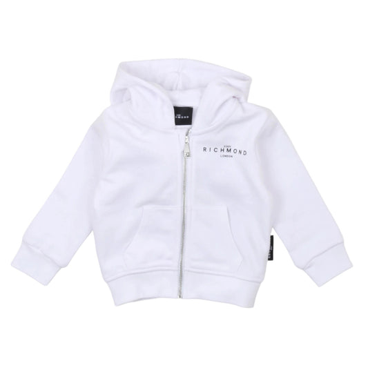 john richmond - FELPA CON ZIP LIPPER