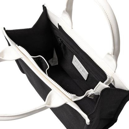 msgm - CANVAS AND ECO-LEATHER BAG MEDIUM GIRL N