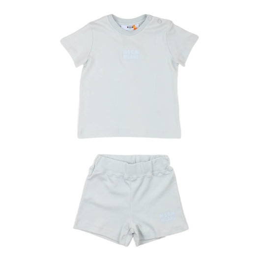 msgm - LIGHT INTERLOCK LIGHT INTERLOCK T-SHIRT