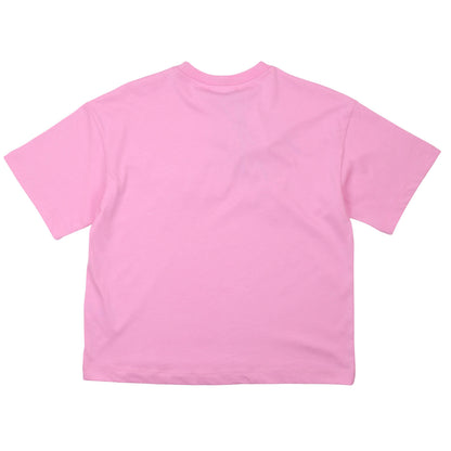 msgm - JERSEY OVER T-SHIRT GIRL PINK LILAC