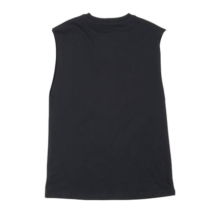msgm - JERSEY SLEEVELESS BOY BLACK/BLACK