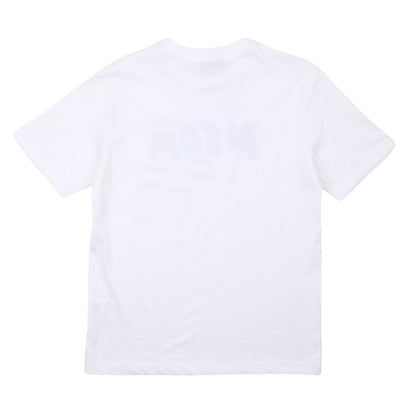 msgm - JERSEY T-SHIRT BOY BIANCO/WHITE