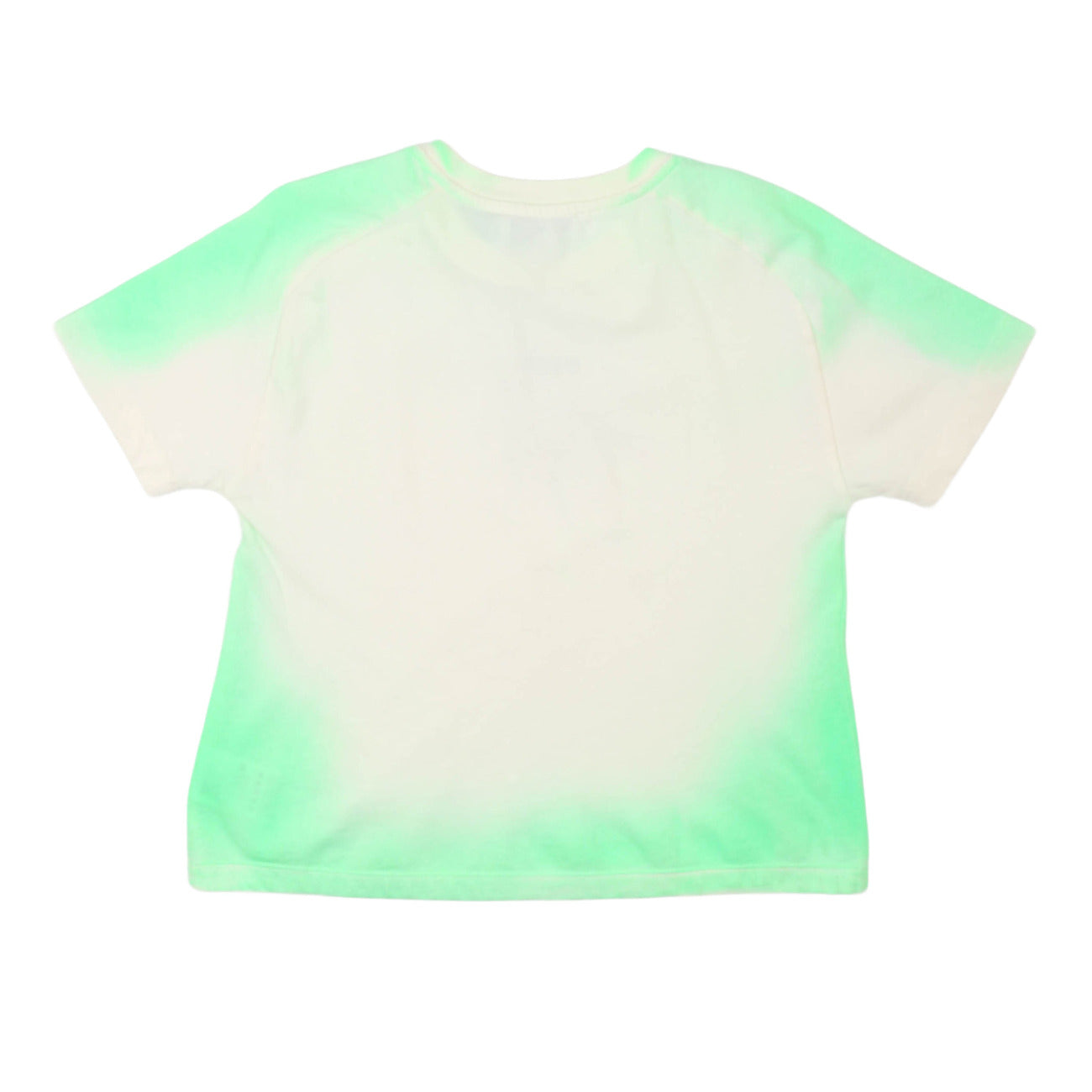 msgm - JERSEY AIRBRUSHED T-SHIRT GIRL IRISH GRE
