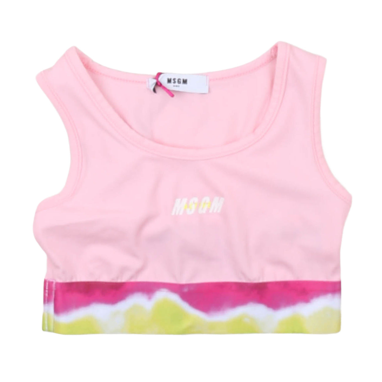 msgm - TOP LYCRA GIRL PINK/PINK