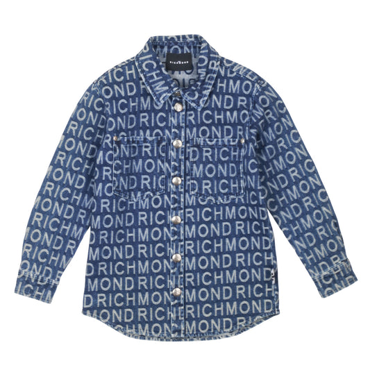 john richmond - CAMICIA IN DENIM BILLIS