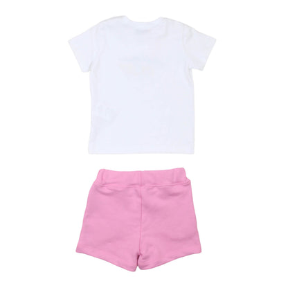 msgm - SET JERSEY T-SHIRT STRETCH FLEECE SHORT