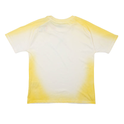 msgm - JERSEY AIRBRUSHED T-SHIRT GIRL PRIMROSE