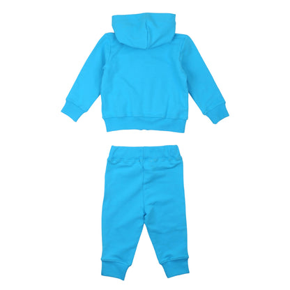 msgm - STRETCH FLEECE TRACKSUIT ZIP HOODIE BABY
