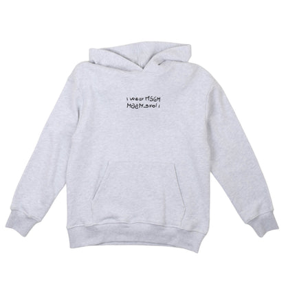 msgm - LIGHT GREY HOODIE BOY
