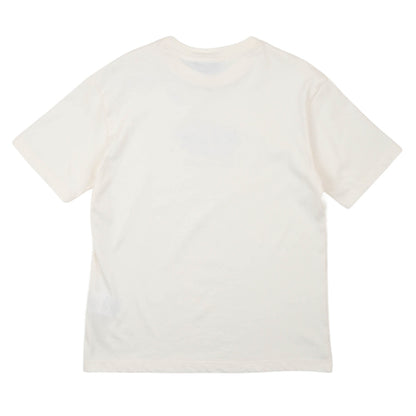 msgm - JERSEY T-SHIRT BOY CREAM/CREAM