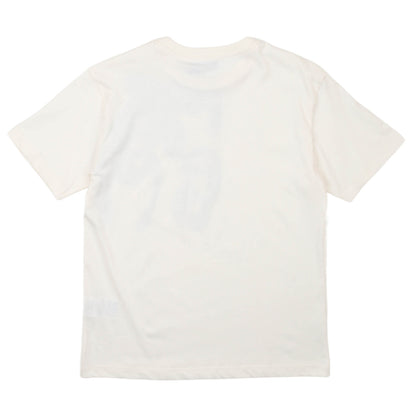 msgm - JERSEY T-SHIRT BOY CREAM/CREAM