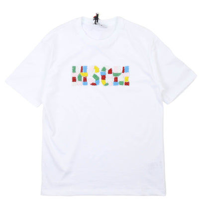msgm - JERSEY T-SHIRT GIRL WHITE/WHITE