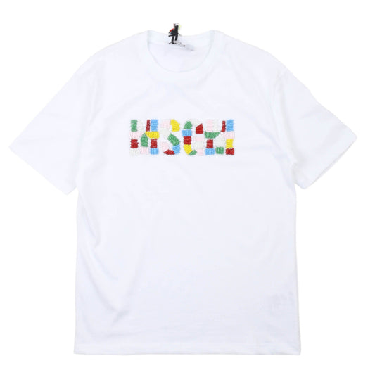msgm - JERSEY T-SHIRT GIRL BIANCO/WHITE