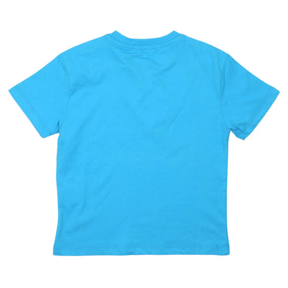 msgm - JERSEY T-SHIRT BOY TURCHESE