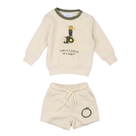 Trussardi - JANNIO Bermuda shorts and sweatshirt set