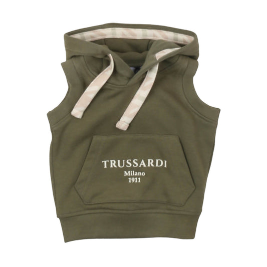 trussardi - GILET IN MAGLIA ALUM
