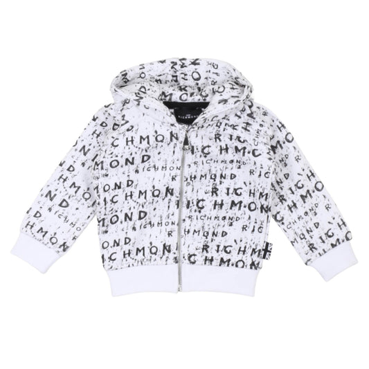 john richmond - FELPA ZIP GABBIS