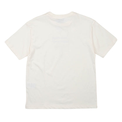 msgm - JERSEY T-SHIRT BOY CREAM/CREAM