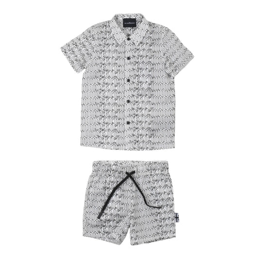 john richmond - Completo camicia bermuda IVANEC