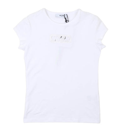 msgm - STRETCH JERSEY GIRL WHITE/WHITE